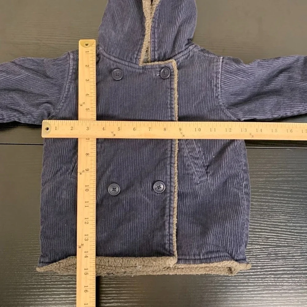 Vintage Old Navy Corduroy Lined Jacket Hooded Y2K Baby 18-24‎ Months